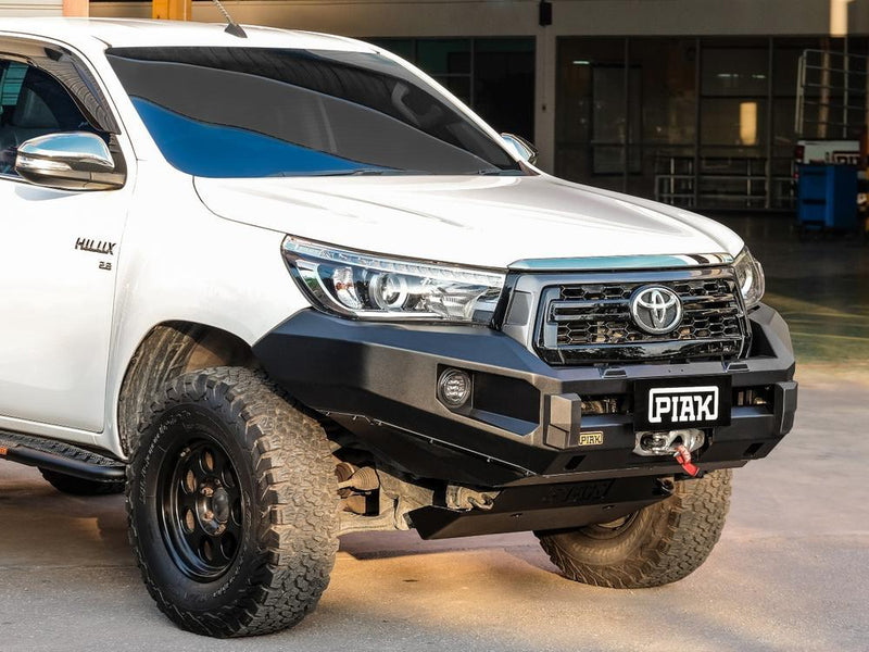 Elite No Loop Piak Bull Bar to suit Toyota Hilux 2018-2020 - Brixton 4x4 - Buy Online Now!