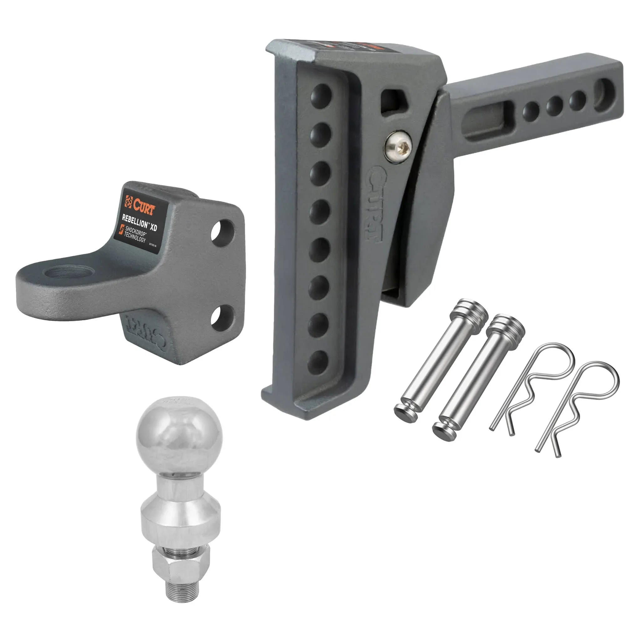 CURT Rebellion XD ShockDrop Ball Mount Kit - Brixton 4x4 - Buy Online Now!