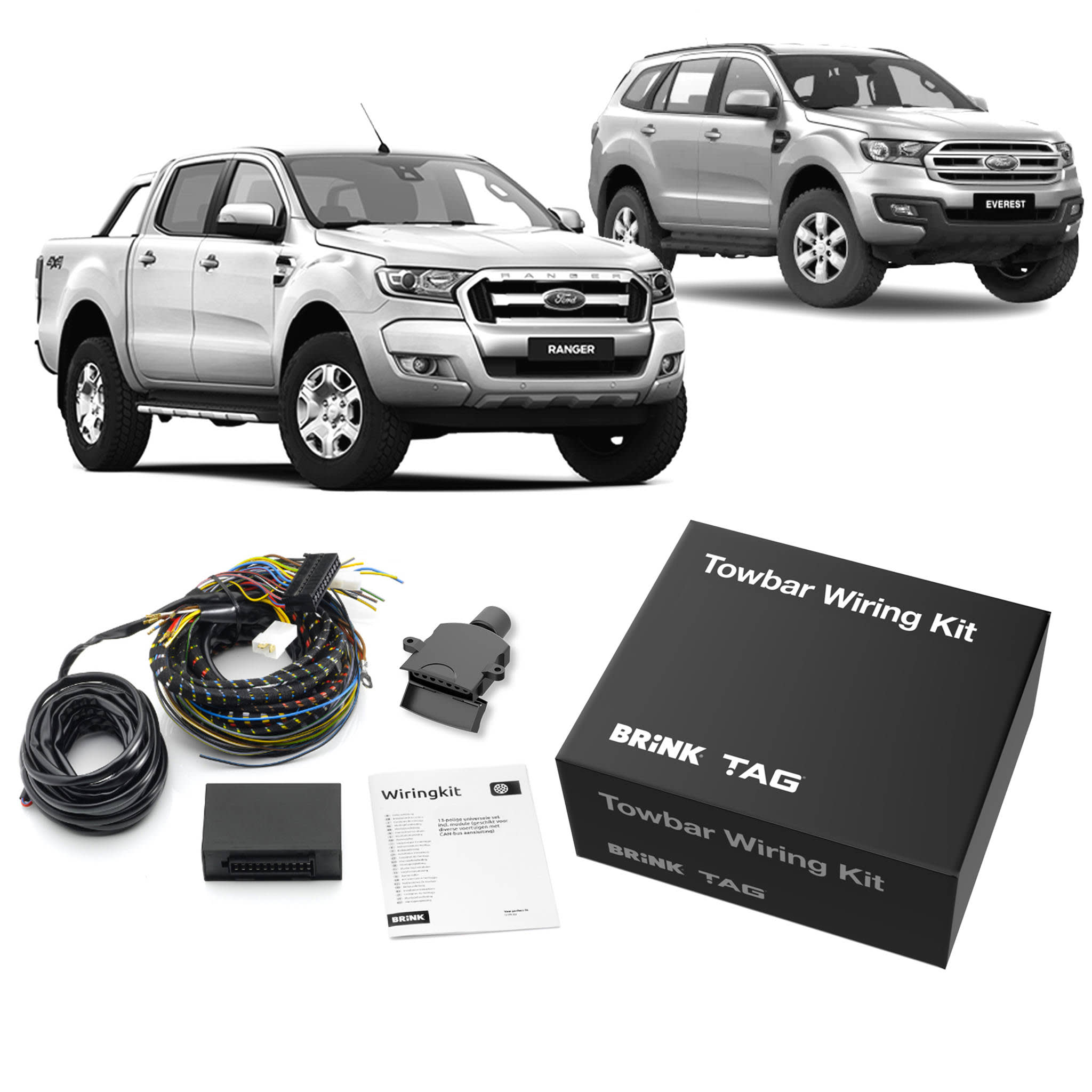 TAG Extreme Recovery Towbar and Direct Fit Wiring Harness for Ford Ranger (06/2022 - on), Volkswagen Amarok (12/2022 - on) - Styleside Models