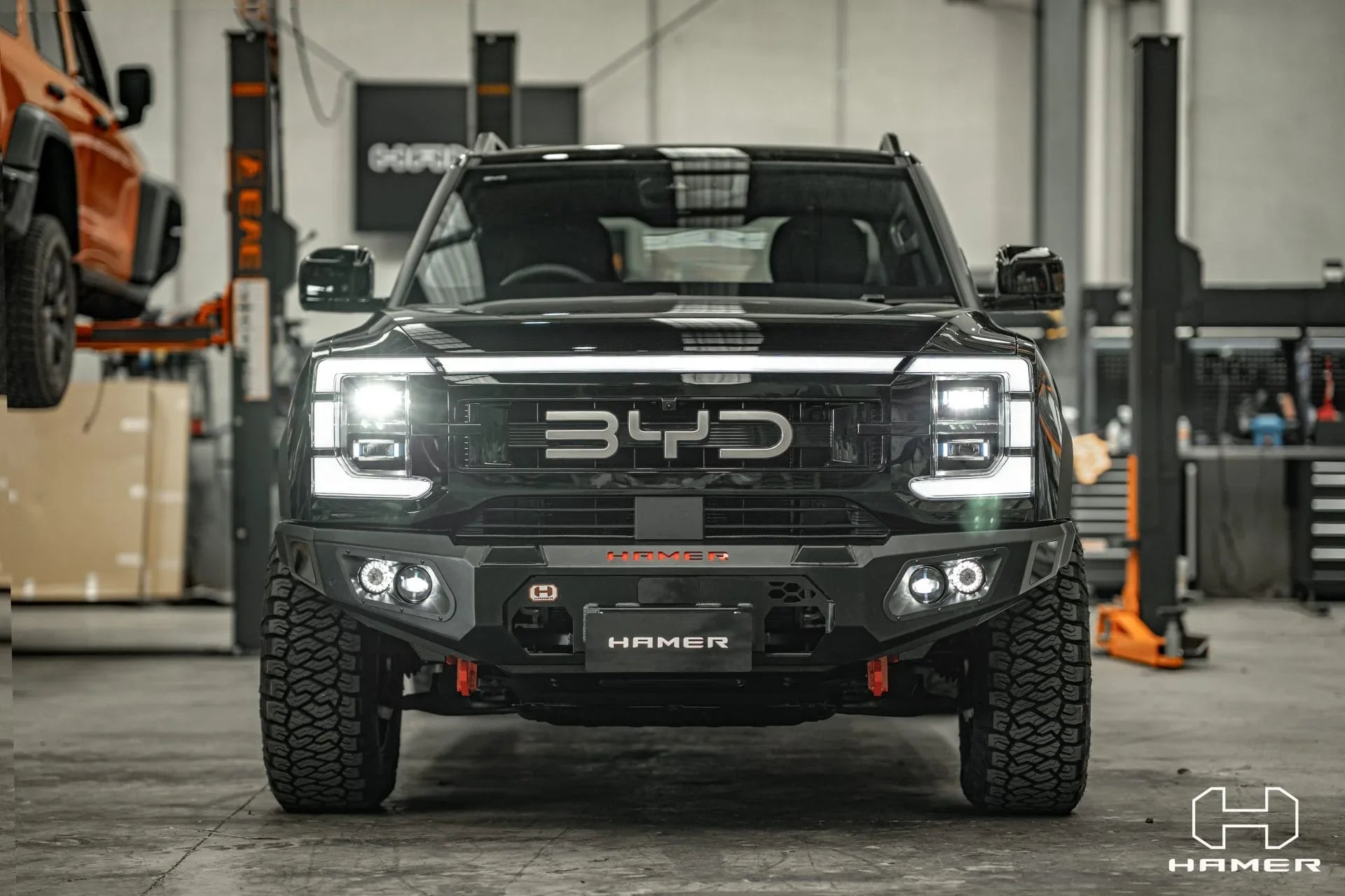 Hamer 4x4 King Series Bullbar to suit BYD Shark 6 - 2024 onwards - Brixton 4x4 - Buy Online Now!