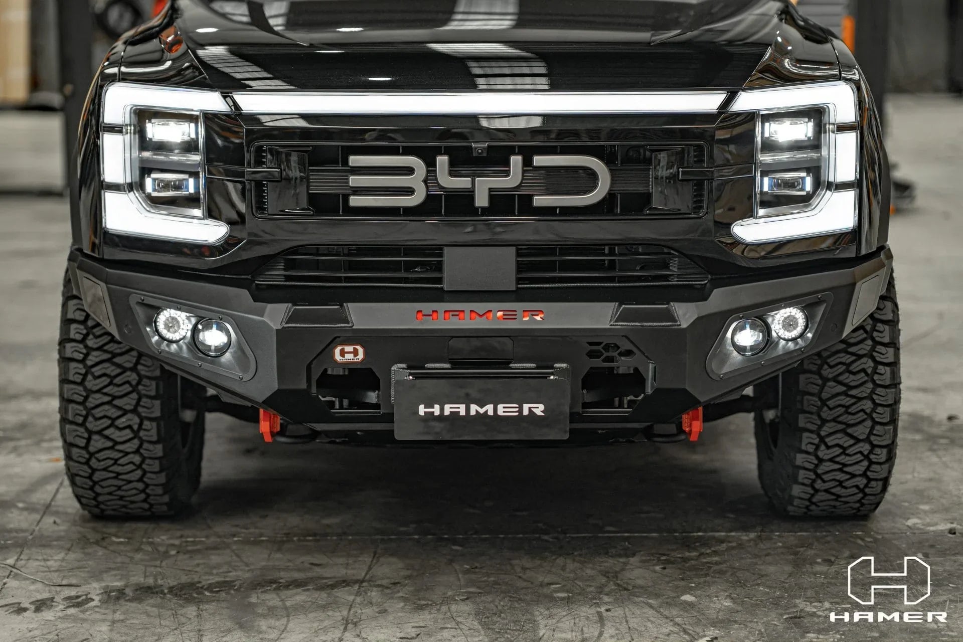 Hamer 4x4 King Series Bullbar to suit BYD Shark 6 - 2024 onwards - Brixton 4x4 - Buy Online Now!