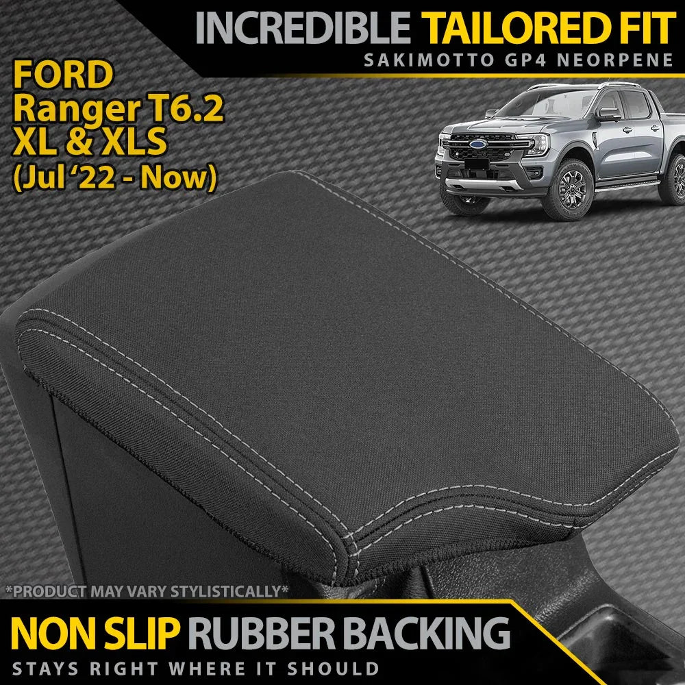 Ford Ranger T6.2 XL, XLS & Black Edition Neoprene Console Lid (In Stock) - Brixton 4x4 - Buy Online Now!