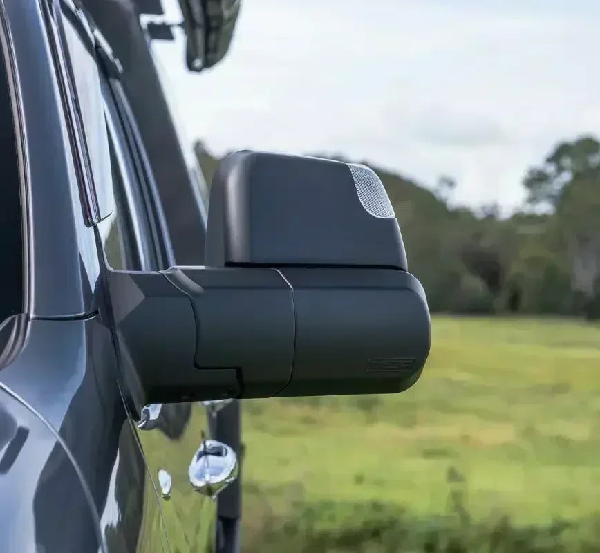 MSA Power-Fold Heated Towing Mirrors for Mitsubishi Triton MV 2024 onwards - Brixton 4x4 - Buy Online Now!