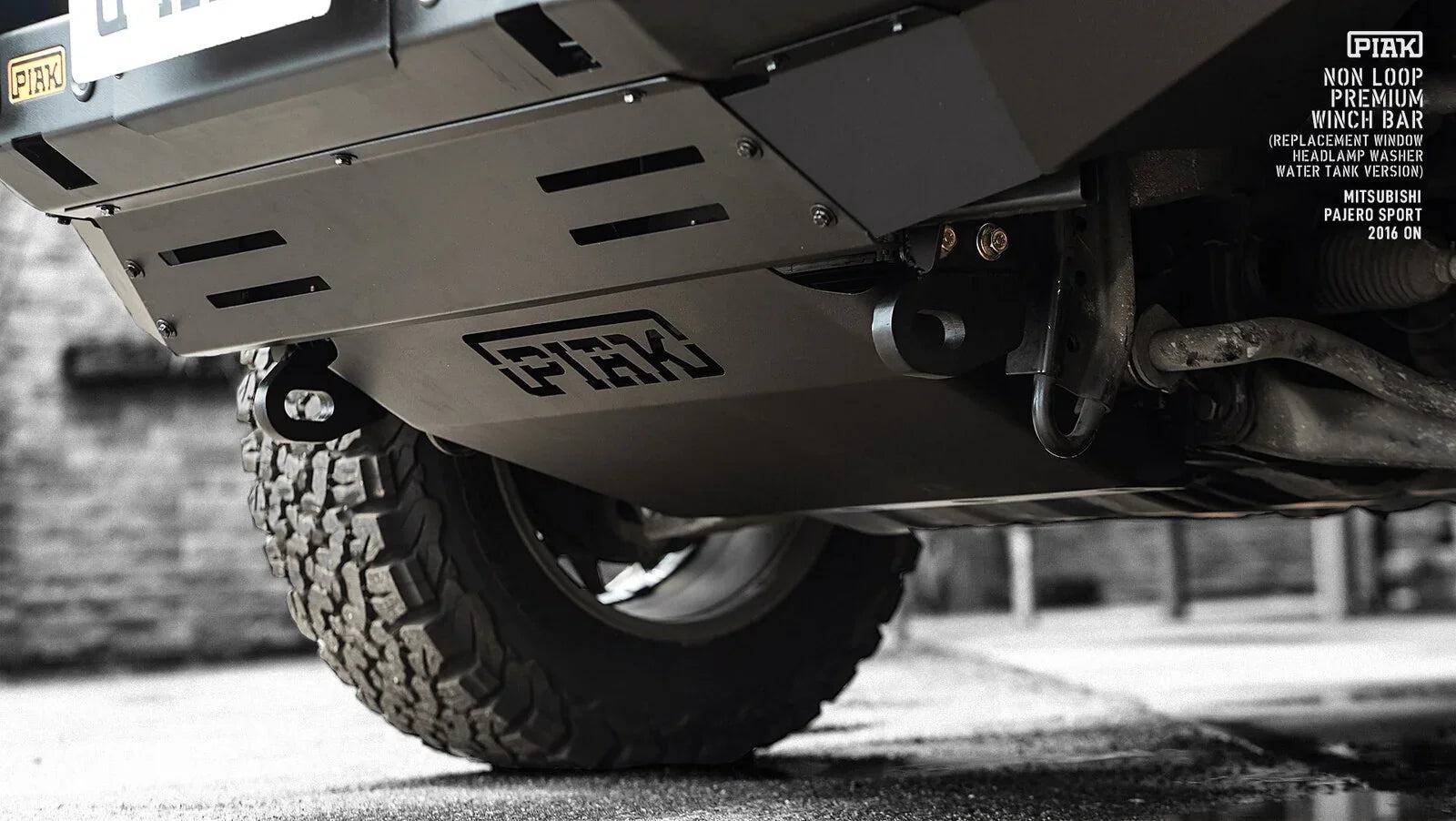 Piak Elite Post Bull Bar to suit Mitsubishi Pajero Sports QE(10/2016 to 7/2020) - Brixton 4x4 - Buy Online Now!