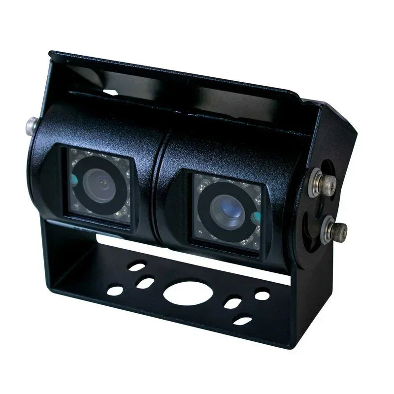 Safety Dave 7” Mirror Monitor Kit - Quad-View Dual Black Cameras - AHD - Brixton 4x4 - Buy Online Now!