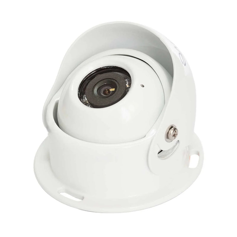Camera Round 45 Deg AHD in White by Safety Dave | Precision Rear-View Camera - Brixton 4x4 - Buy Online Now!