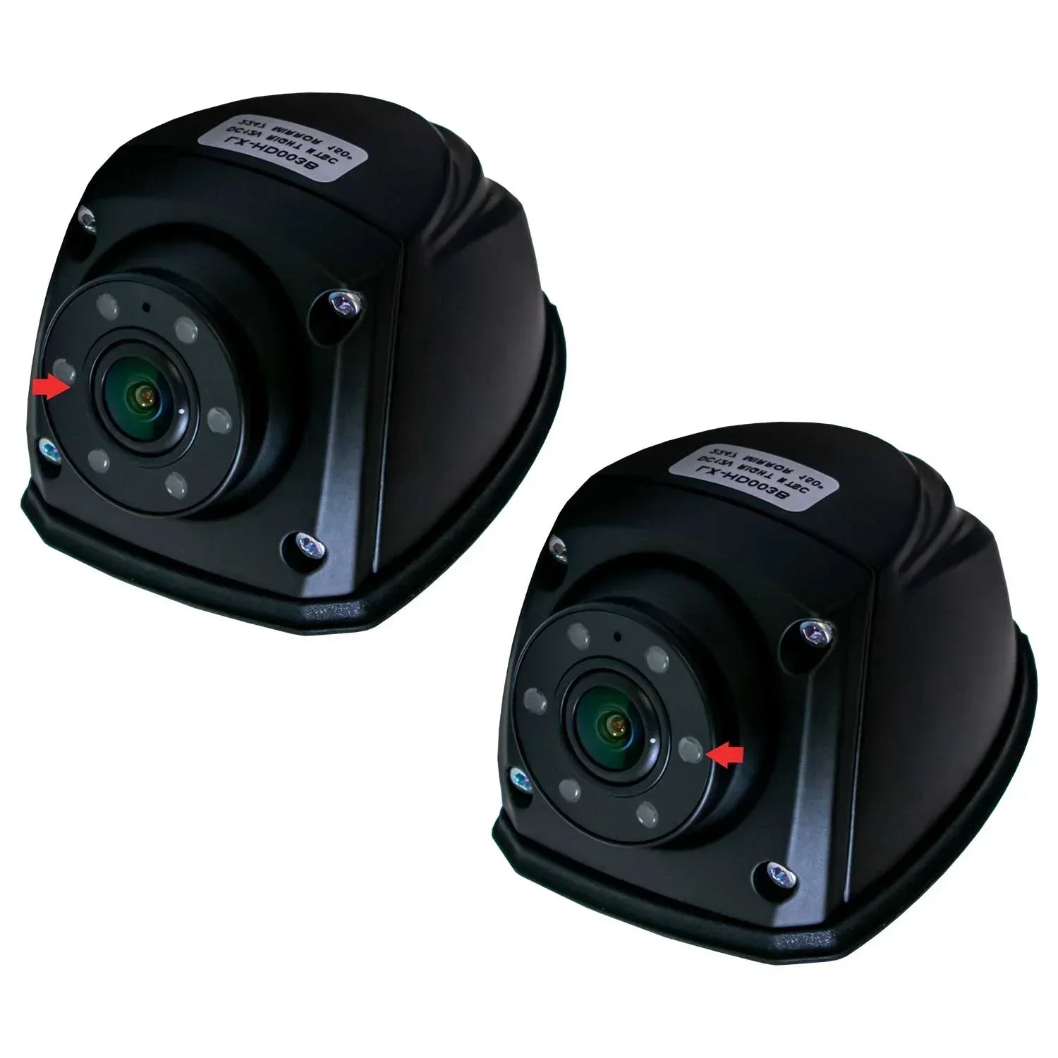 Safety Dave 7” Mirror Monitor Kit - Quad-View Dual Black Cameras - AHD - Brixton 4x4 - Buy Online Now!