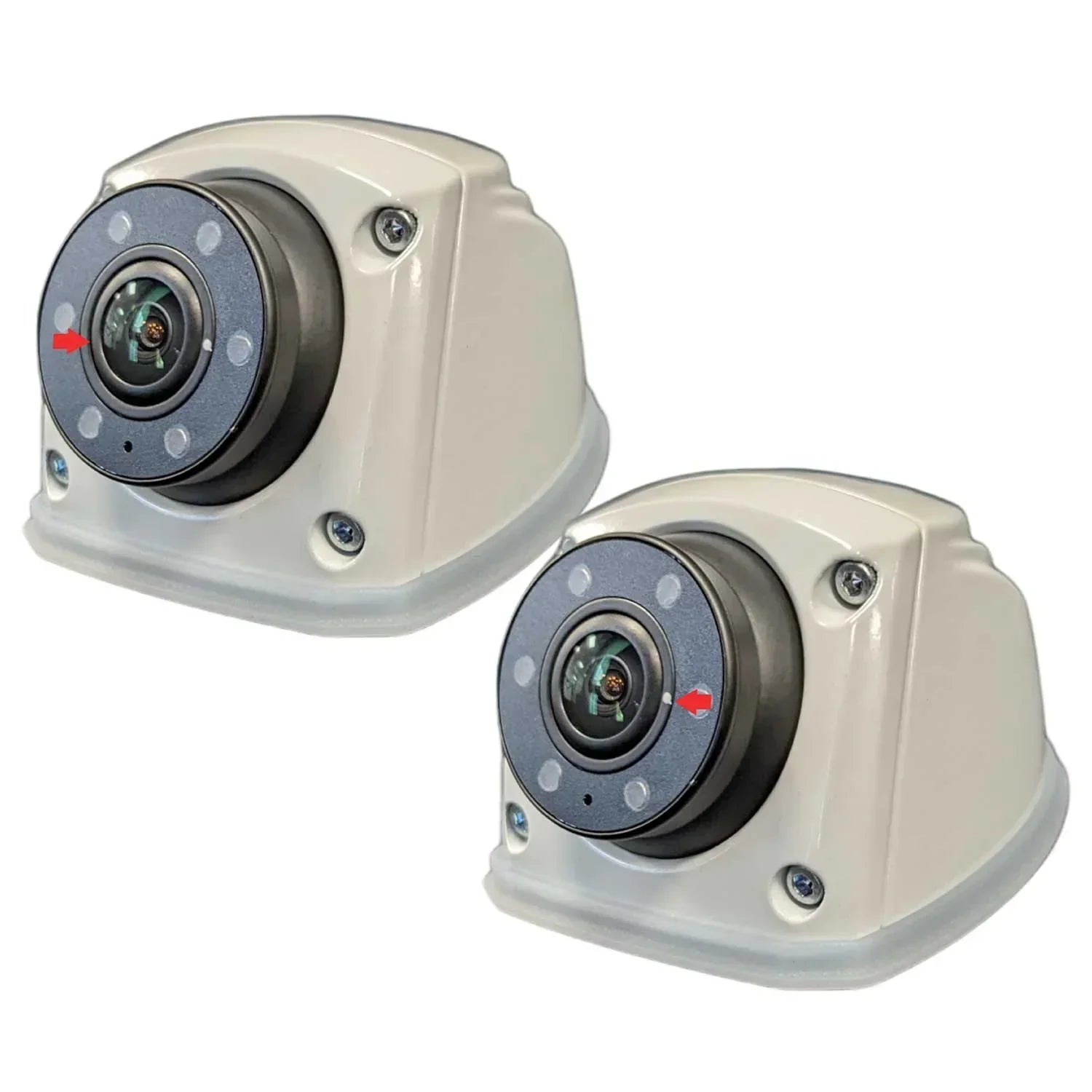 Safety Dave 7” Mirror Monitor Kit - Quad-View Dual White Cameras - AHD - Brixton 4x4 - Buy Online Now!