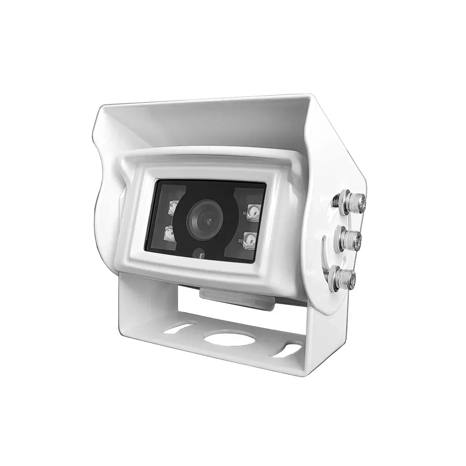 Square Camera (in White, 45/92/120 Deg AHD) by Safety Dave | High-Performance Rear-View Camera - Brixton 4x4 - Buy Online Now!