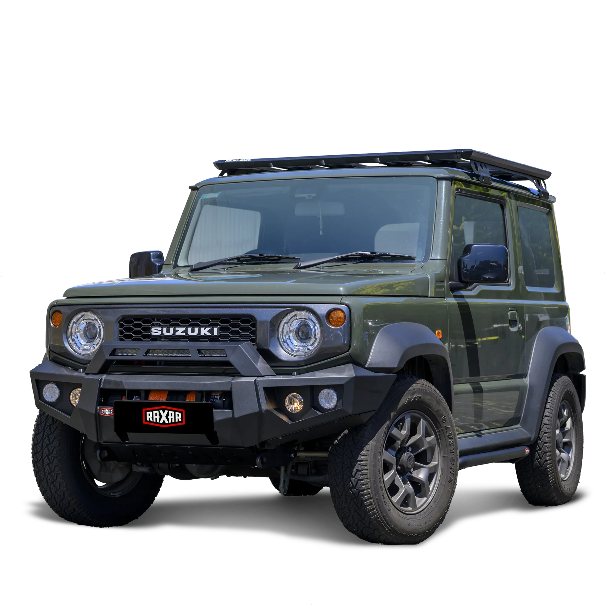 Raxar No-Loop Bull Bar – Suits Suzuki Jimny 2018+ | Brixton 4x4 - Brixton 4x4 - Buy Online Now!