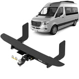 TAG Heavy Duty Towbar & Direct Fit Wiring for Mercedes Benz Sprinter Van Duel Rear Wheels MWB (02/2018 - on) - Brixton 4x4 - Buy Online Now!