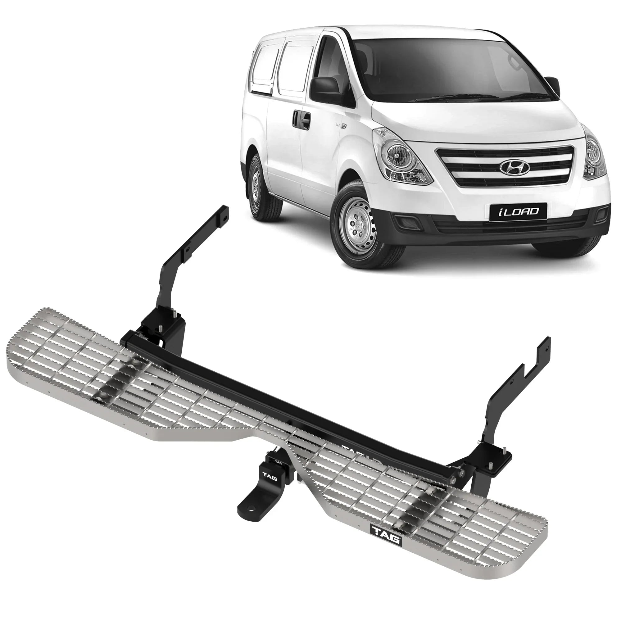 TAG Rear Step for Hyundai ILoad (01/2008 - on) - Brixton 4x4 - Buy Online Now!