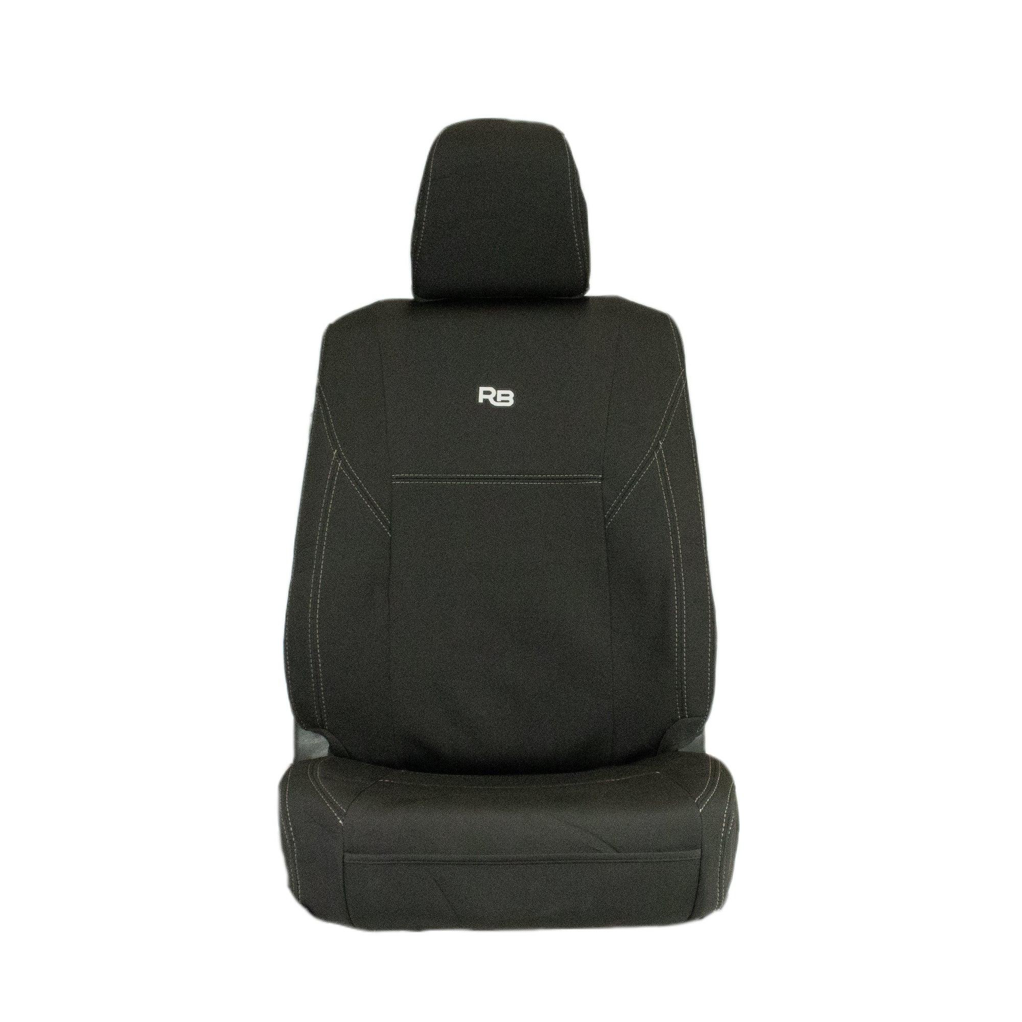 Razorback 4x4 Neoprene Front Seat Covers For a Toyota HiLux 8th Gen (Cloth Seats Only) - Brixton 4x4 - Buy Online Now!