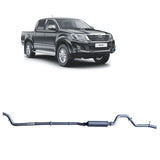 Redback Extreme Duty Exhaust for Toyota Hilux 3.0L D4D (02/2005 - 10/2015) - Brixton 4x4 - Buy Online Now!