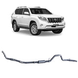 Redback Extreme Duty Exhaust for Toyota Prado 120/150 Series 1KD-FTV (11/2006 - 07/2015) - Brixton 4x4 - Buy Online Now!