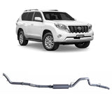 Redback Extreme Duty Exhaust for Toyota Prado 120/150 Series 1KD-FTV (11/2006 - 07/2015) - Brixton 4x4 - Buy Online Now!