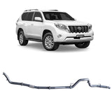 Redback Extreme Duty Exhaust for Toyota Prado 120/150 Series 1KD-FTV (11/2006 - 07/2015) - Brixton 4x4 - Buy Online Now!