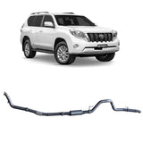 Redback Extreme Duty Exhaust for Toyota Prado 120/150 Series 1KD-FTV (11/2006 - 07/2015) - Brixton 4x4 - Buy Online Now!