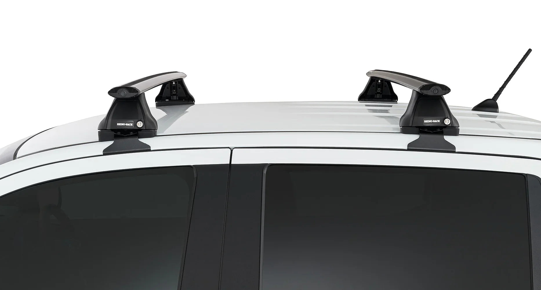 Rhino Rack Vortext 2500 Black 2 Bar Roof Rack - VW Amarok & Ford Rangers - Brixton 4x4 - Buy Online Now!