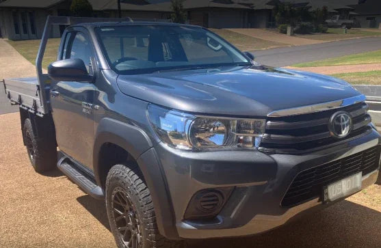 EGR Fender Flares Front Set in Matte Black to suit Toyota Hilux April 2024 onwards - Brixton 4x4 - Buy Online Now!