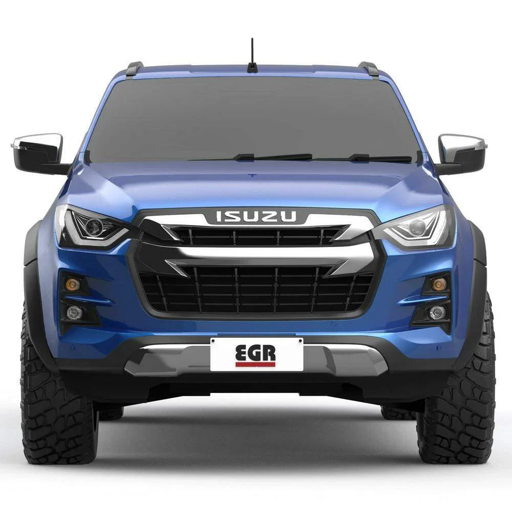 EGR Isuzu Dmax Fender Flares Front Set Matte Black 2017-2019 - Brixton 4x4 - Buy Online Now!