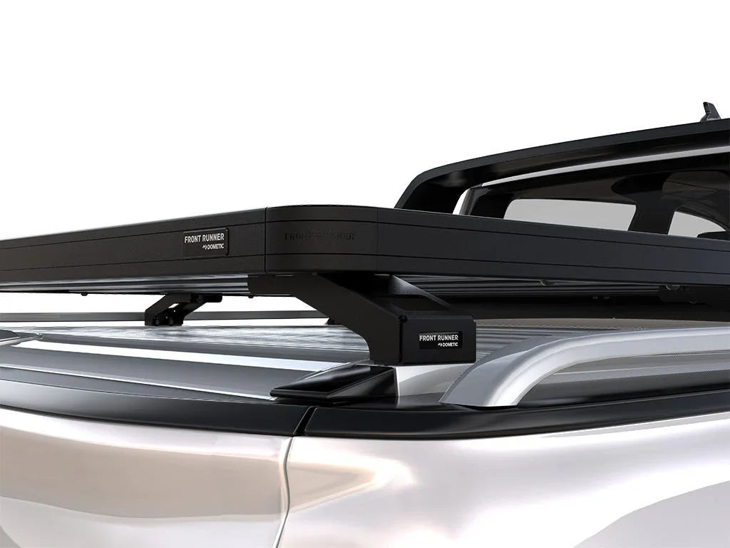 Ford Ranger T6.2 Wildtrak Double Cab w/OEM Roll Top (2022-Current) Slimline II Load Bed Rack Kit - Brixton 4x4 - Buy Online Now!