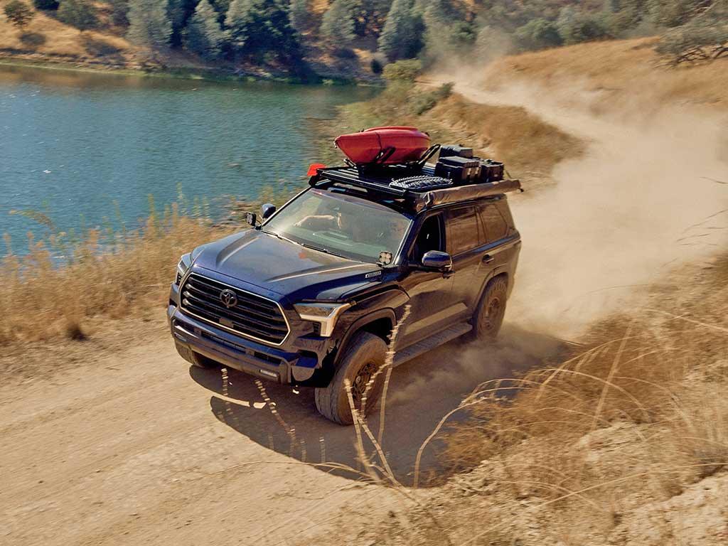 Toyota Sequoia (2022-Current) Slimline II Roof Rack Kit - Brixton 4x4 - Buy Online Now!