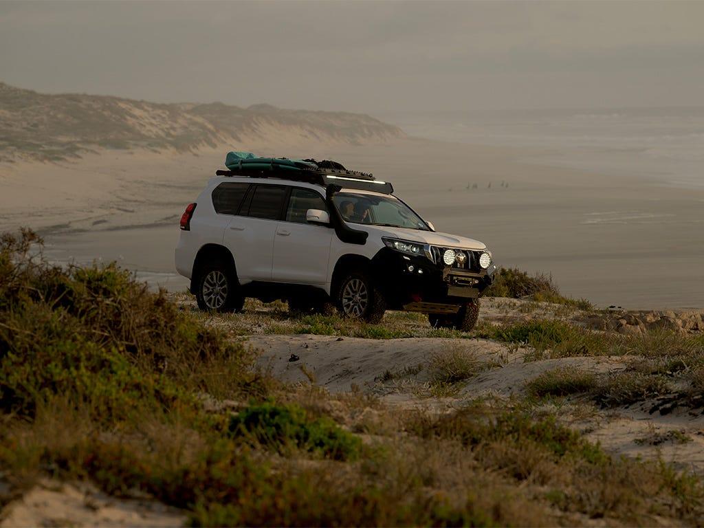 Toyota Prado 150 (2010-2024) Slimsport Roof Rack Kit / Light Bar Ready - Brixton 4x4 - Buy Online Now!