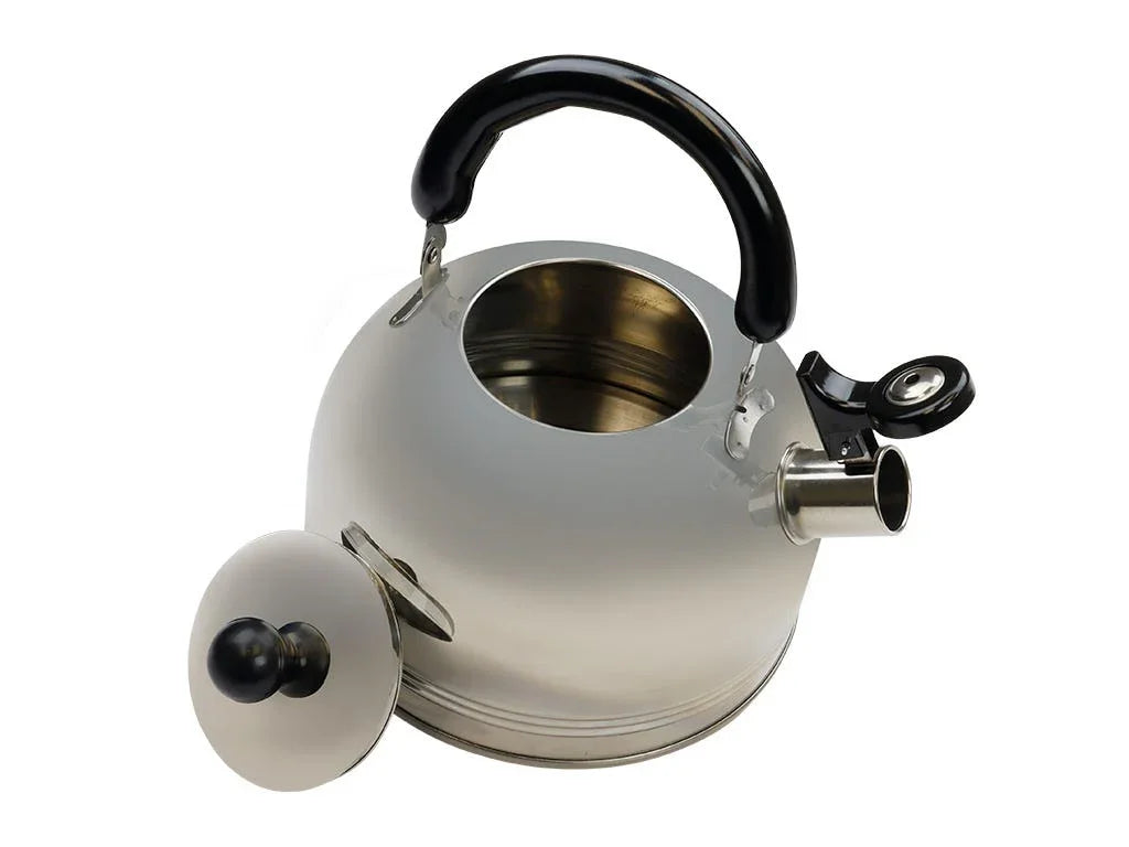 Whistling Kettle (2.5l) / Stainless Steel Metallic Finish - Brixton 4x4 - Buy Online Now!