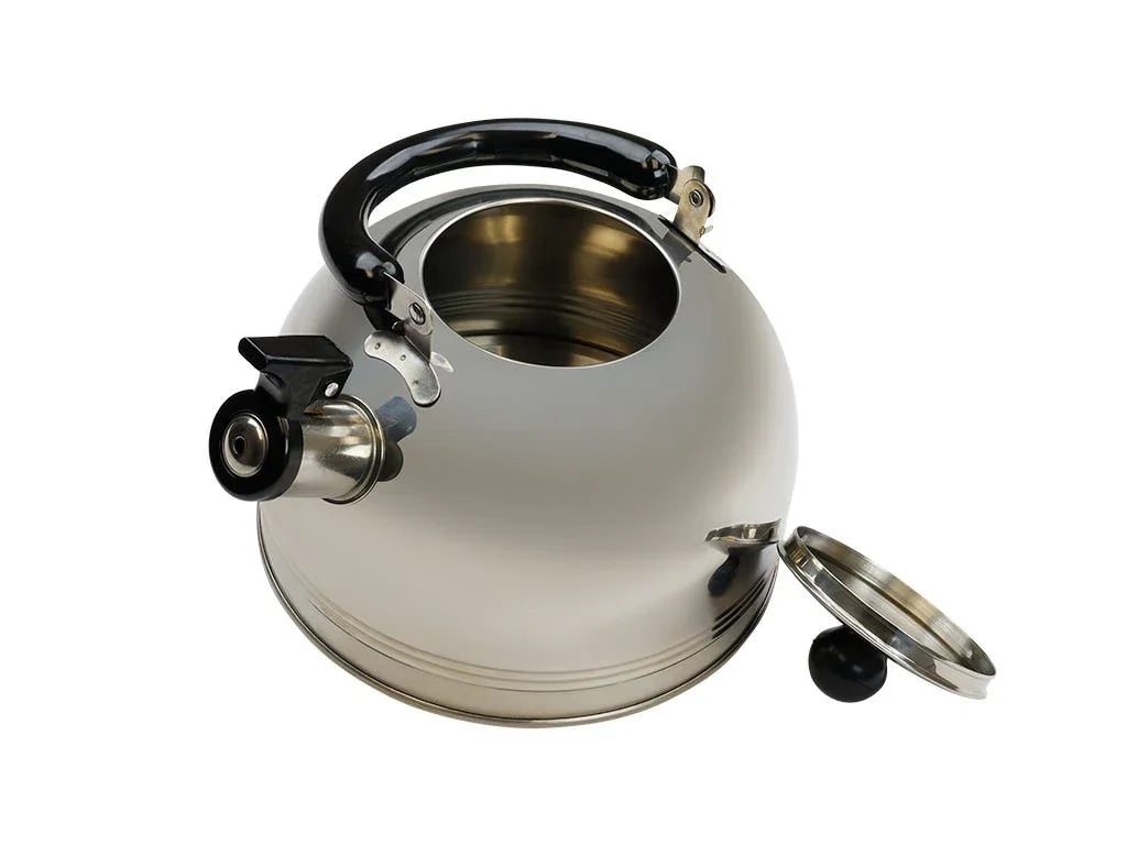 Whistling Kettle (2.5l) / Stainless Steel Metallic Finish - Brixton 4x4 - Buy Online Now!