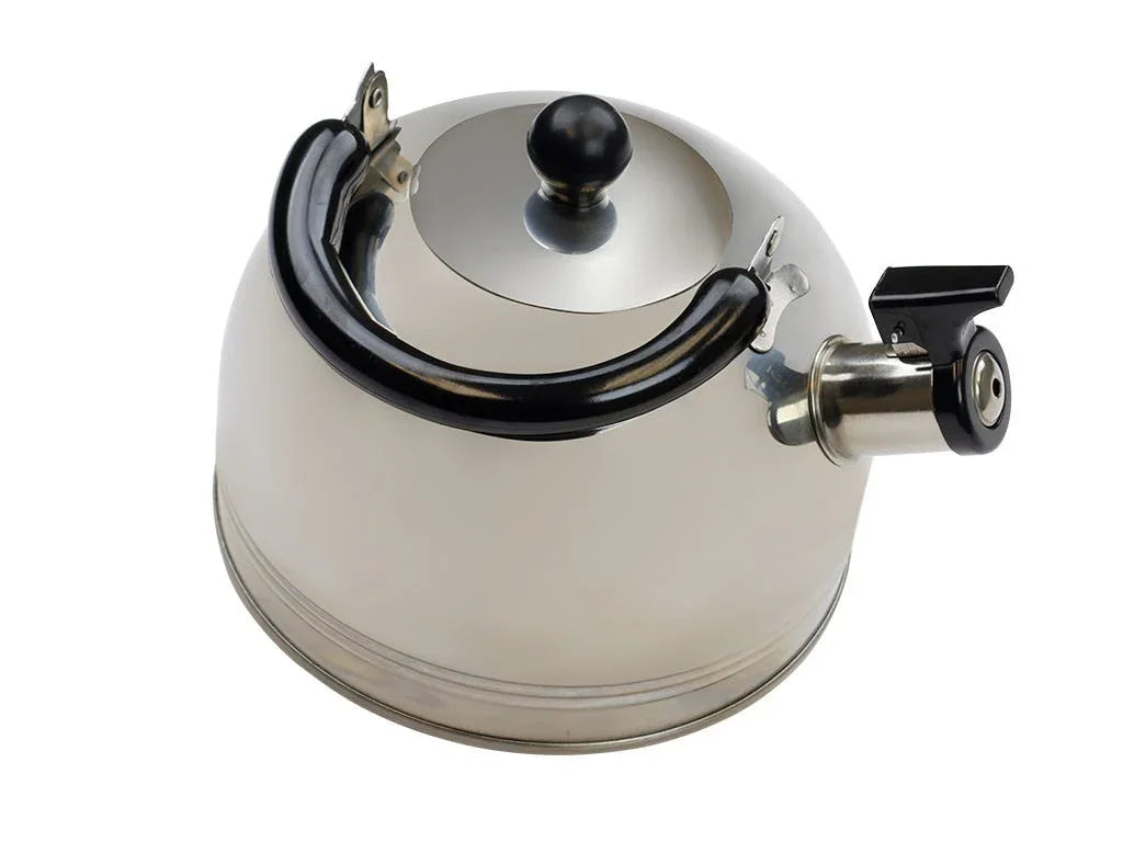 Whistling Kettle (2.5l) / Stainless Steel Metallic Finish - Brixton 4x4 - Buy Online Now!
