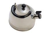 Whistling Kettle (2.5l) / Stainless Steel Metallic Finish - Brixton 4x4 - Buy Online Now!