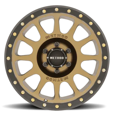 Method 305 NV Bronze with Black Lip Wheels - Brixton 4x4 - Buy Online Now!
