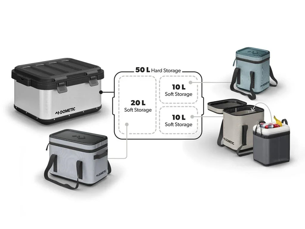 Dometic GO Soft Storage and Insulated Insert 20L / Glacier - Brixton 4x4 - Buy Online Now!