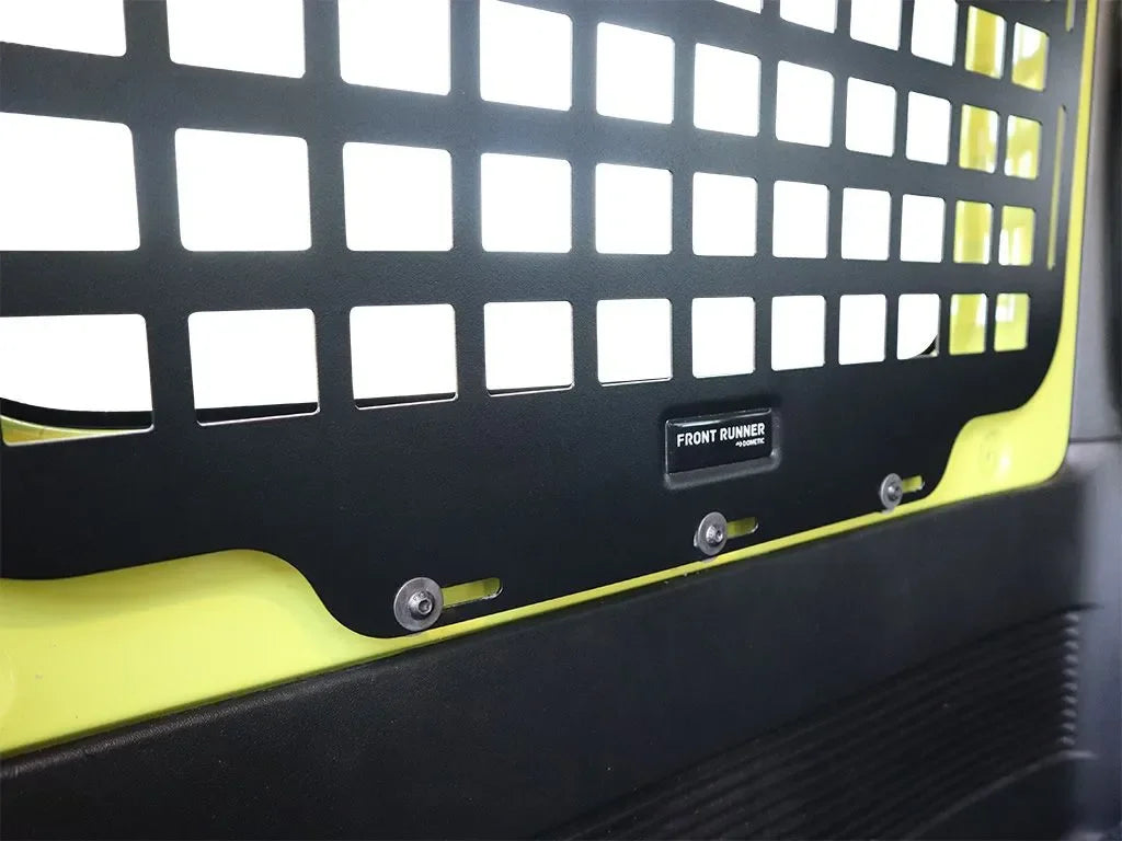 Rear Window Molle Panel for Suzuki Jimny 3 Door 2018 onwards - Brixton 4x4 - Buy Online Now!