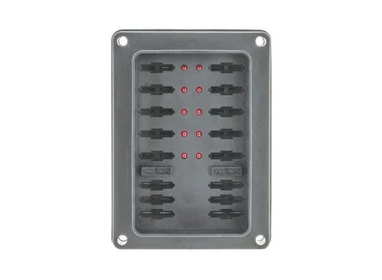 10 Way Fuse Box Waterproof ATS - Standard Blade Clip Cover Led - Brixton 4x4 - Buy Online Now!