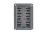 10 Way Fuse Box Waterproof ATS - Standard Blade Clip Cover Led - Brixton 4x4 - Buy Online Now!