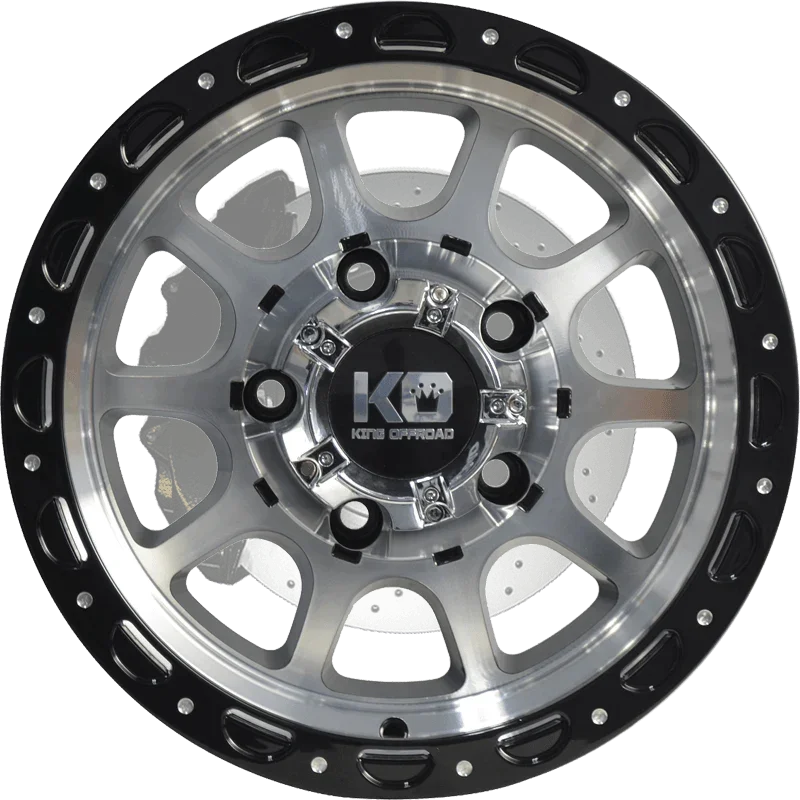 King Offroad Wheels Razor Gloss Black Machined Aftermarket Accessory