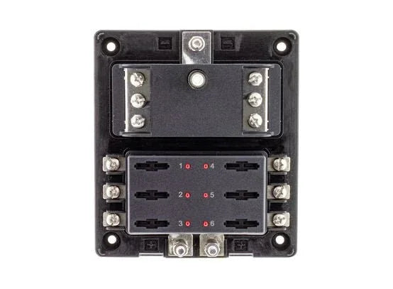 6 Way Fuse Box Ats Standard - Blade Fuse Bus Bar & Led Fault - Brixton 4x4 - Buy Online Now!
