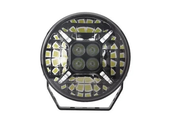 7 Inch Round Led Driving Lamp Driving - Beam 9-36V 60W Black 6,000Lms - Brixton 4x4 - Buy Online Now!