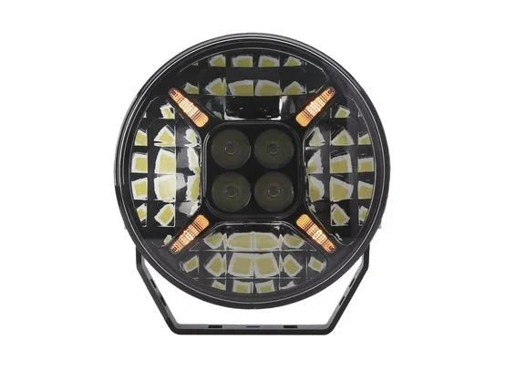 7 Inch Round Led Driving Lamp Driving - Beam 9-36V 60W Black 6,000Lms - Brixton 4x4 - Buy Online Now!