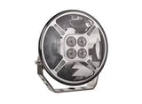7 Inch Round Led Driving Lamp Driving -  Beam 9-36V 60W Chrome 6,000Lms