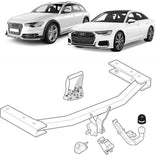 Brink Towbar for Audi A6 (05/2004 - 09/2011), Audi A6 (10/2004 - on) - Brixton 4x4 - Buy Online Now!