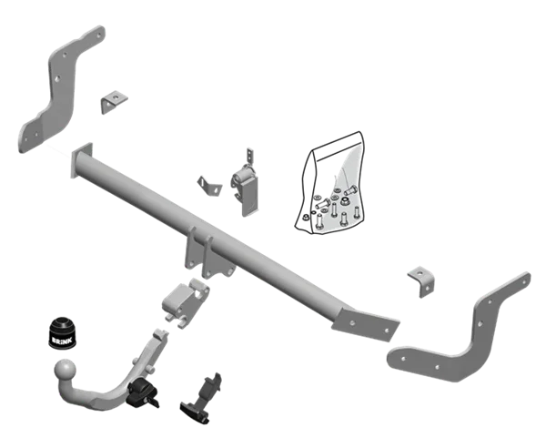 Brink Towbar for Peugeot 2008 (03/2013 - 12/2019) - Brixton 4x4 - Buy Online Now!