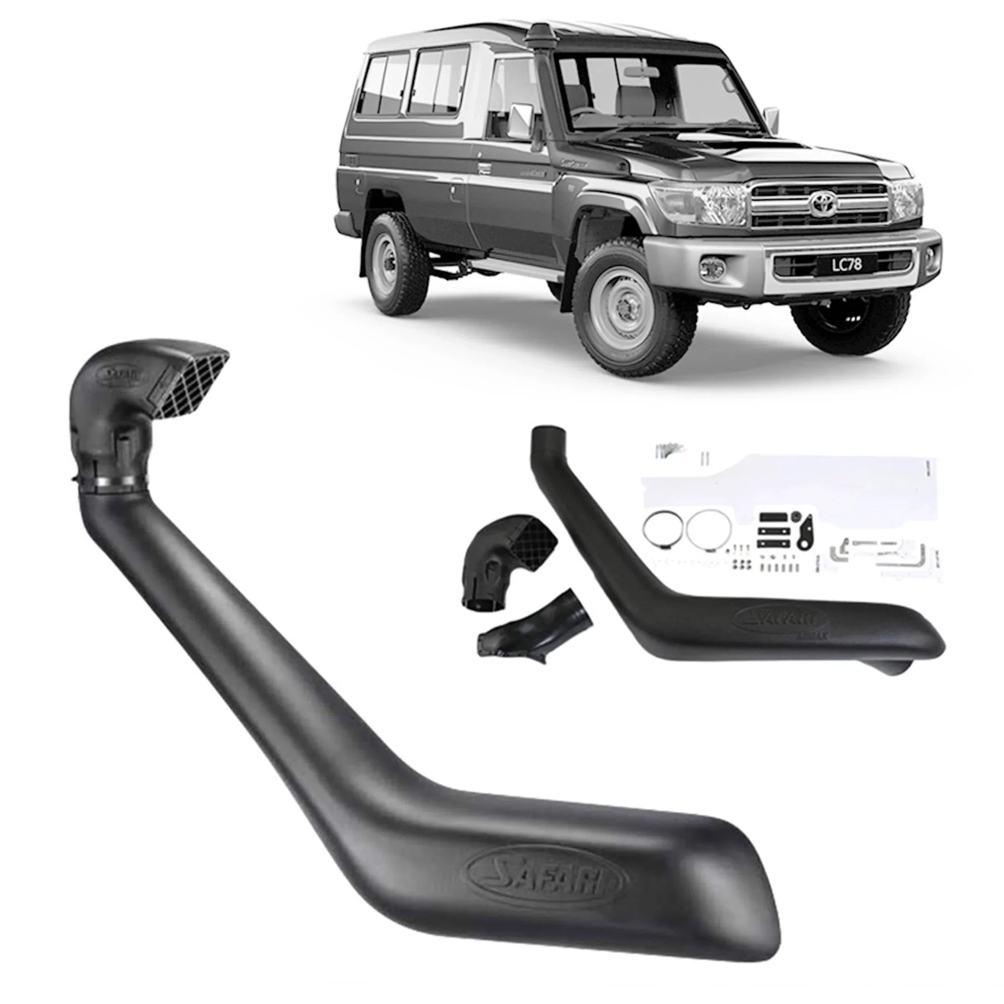 Safari Snorkel for Toyota Landcruiser (01/1990 - 10/2007) - Brixton 4x4 - Buy Online Now!