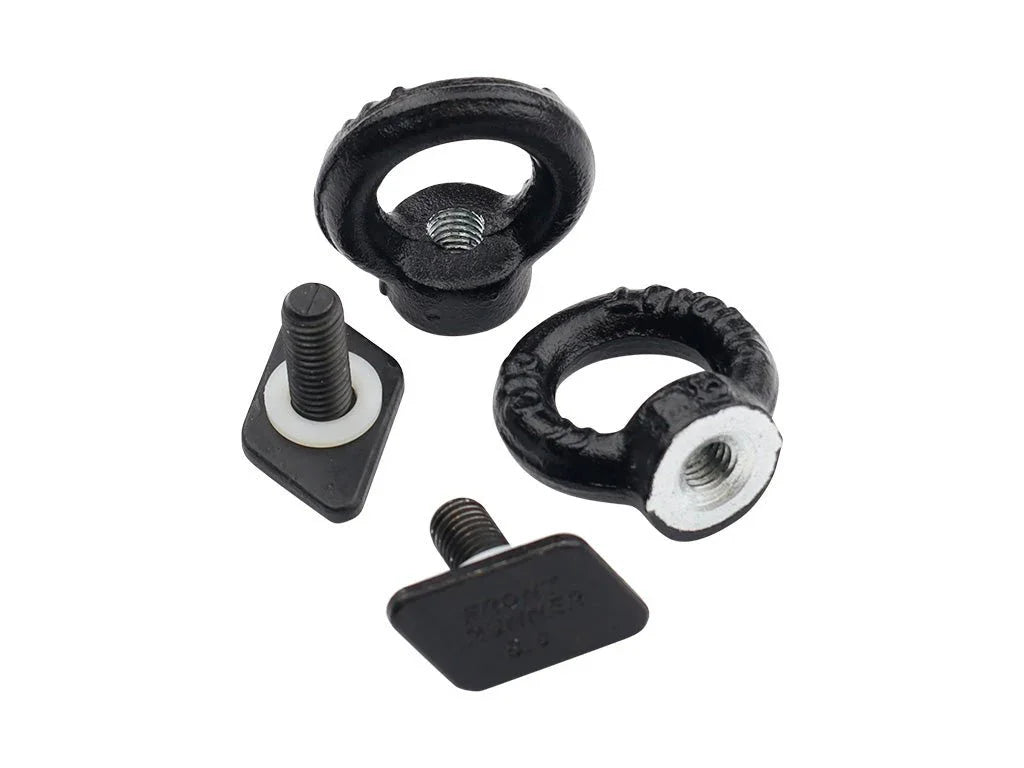 Black Tie Down Rings / Eye Bolts for Tracks - by Front Runner - Brixton 4x4 - Buy Online Now!
