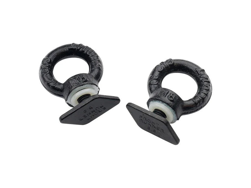 Black Tie Down Rings / Eye Bolts for Tracks - by Front Runner - Brixton 4x4 - Buy Online Now!