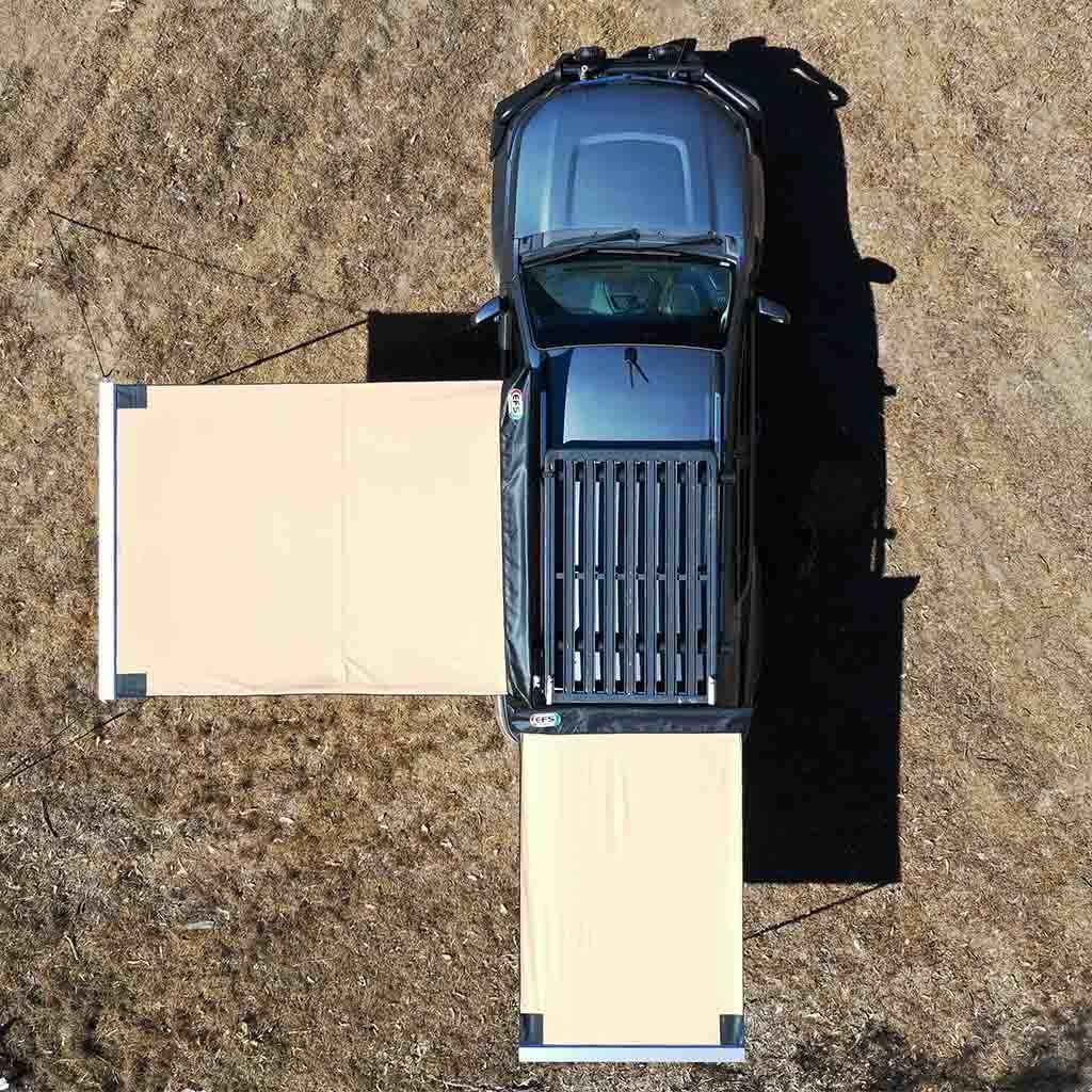 Car Awning 2.5m x 2.5m Sand Colour