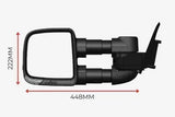 Clearview Compact Towing Mirror for Jeep Grand Cherokee WK 2011 to July 2021 - Brixton 4x4 - Buy Online Now!