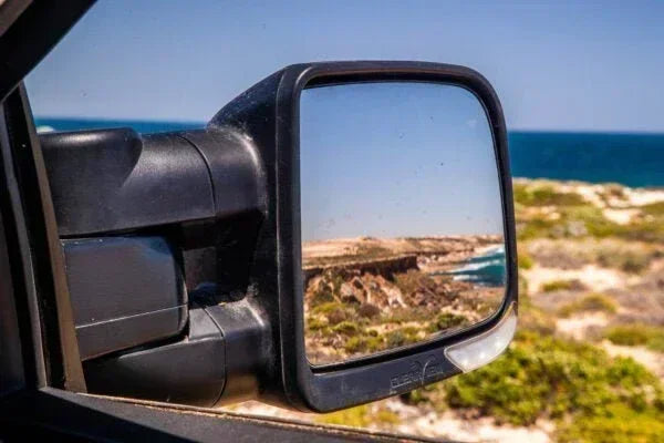 Clearview Compact Towing Mirror for Toyota LandCruiser 80 Series 1990 to 1998 - Brixton 4x4 - Buy Online Now!